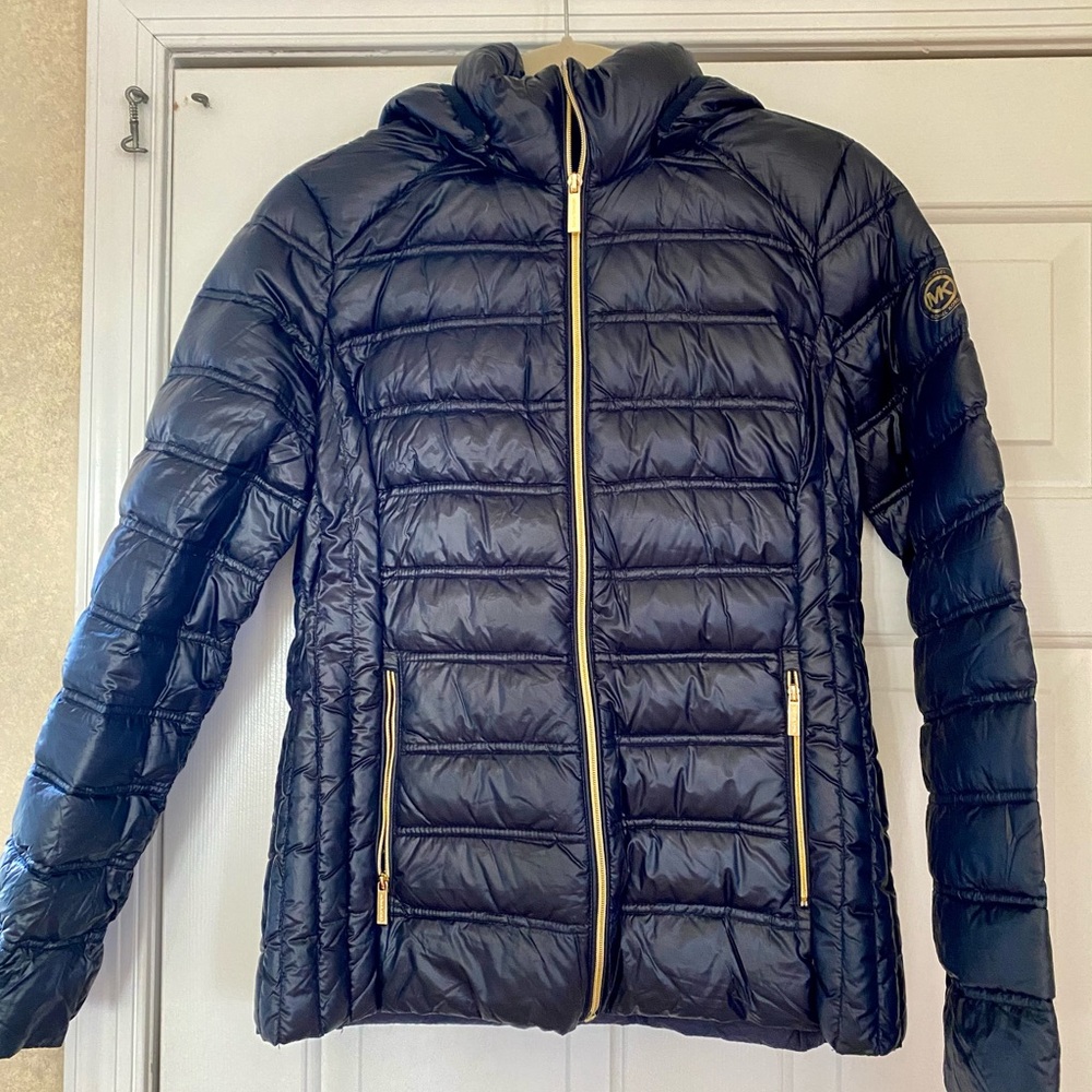 Michael Kors packable puffer jacket